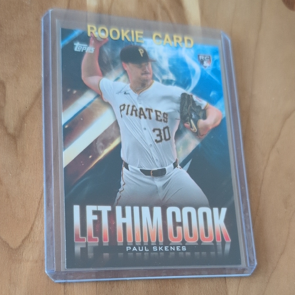 2024 Topps Paul Skenes Let Him Cook Rookie Card Pirates